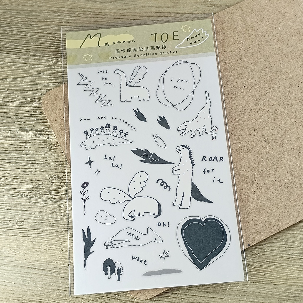馬卡龍腳趾．轉印貼紙 2024年新款 共四款