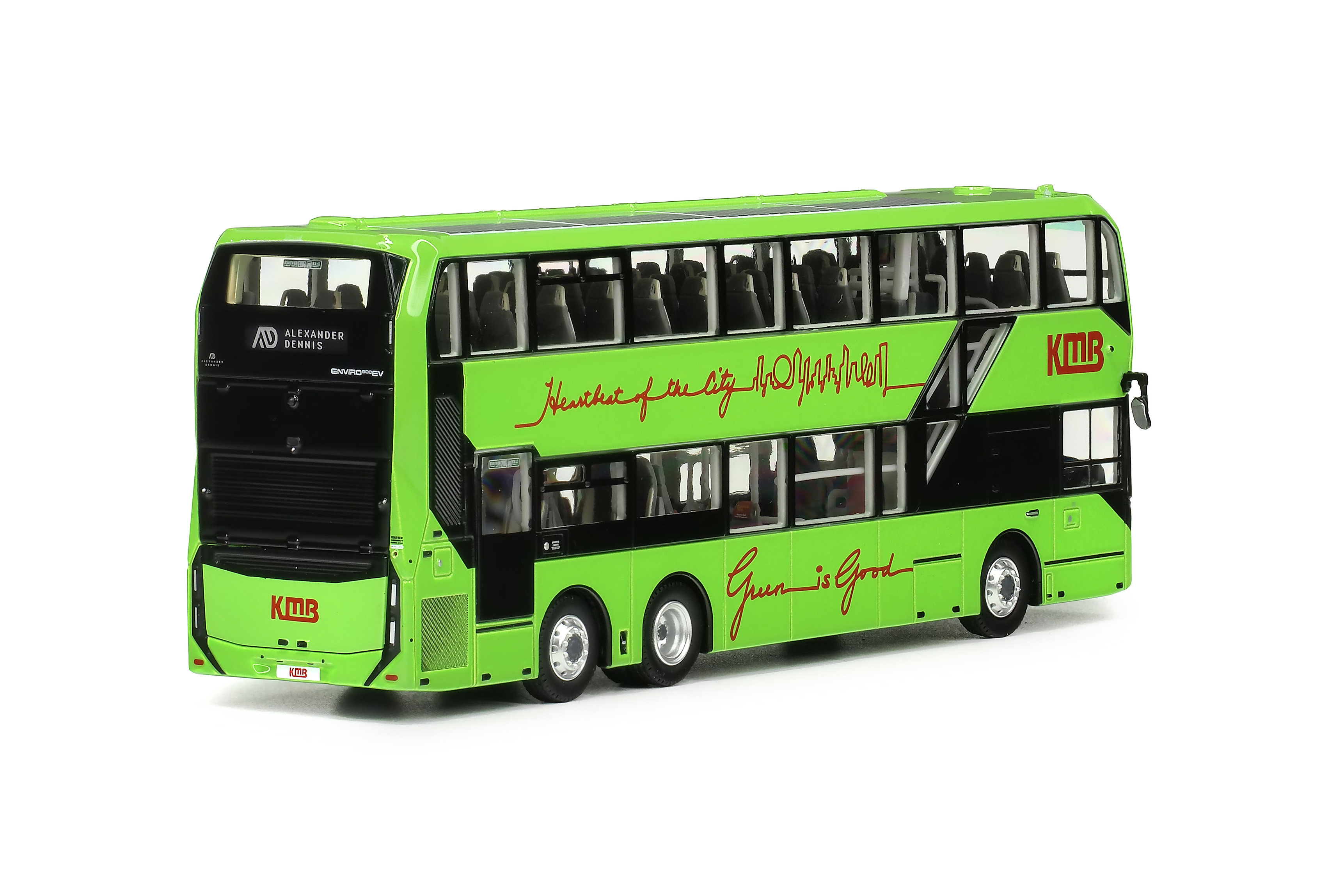 KMB2024009 1:76 九巴丹尼士E500EV電動巴士12米 (AD)