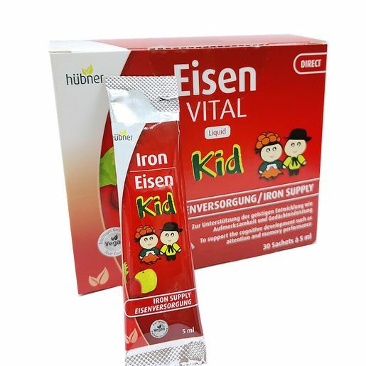 Huebner郝柏娜 -  Eisen兒童補鐵補血口服液 5ml*30條