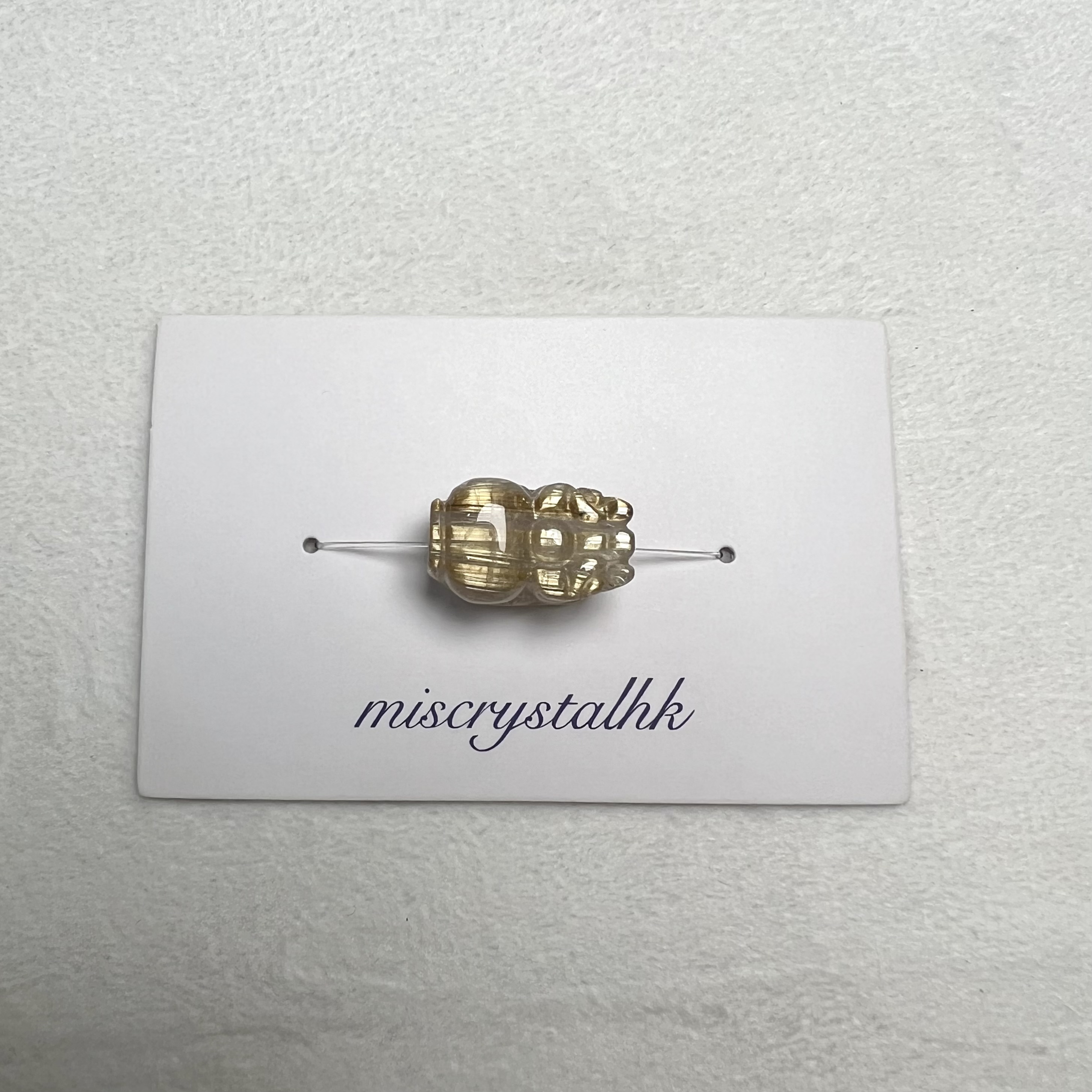 金鈦晶貔貅 #A372