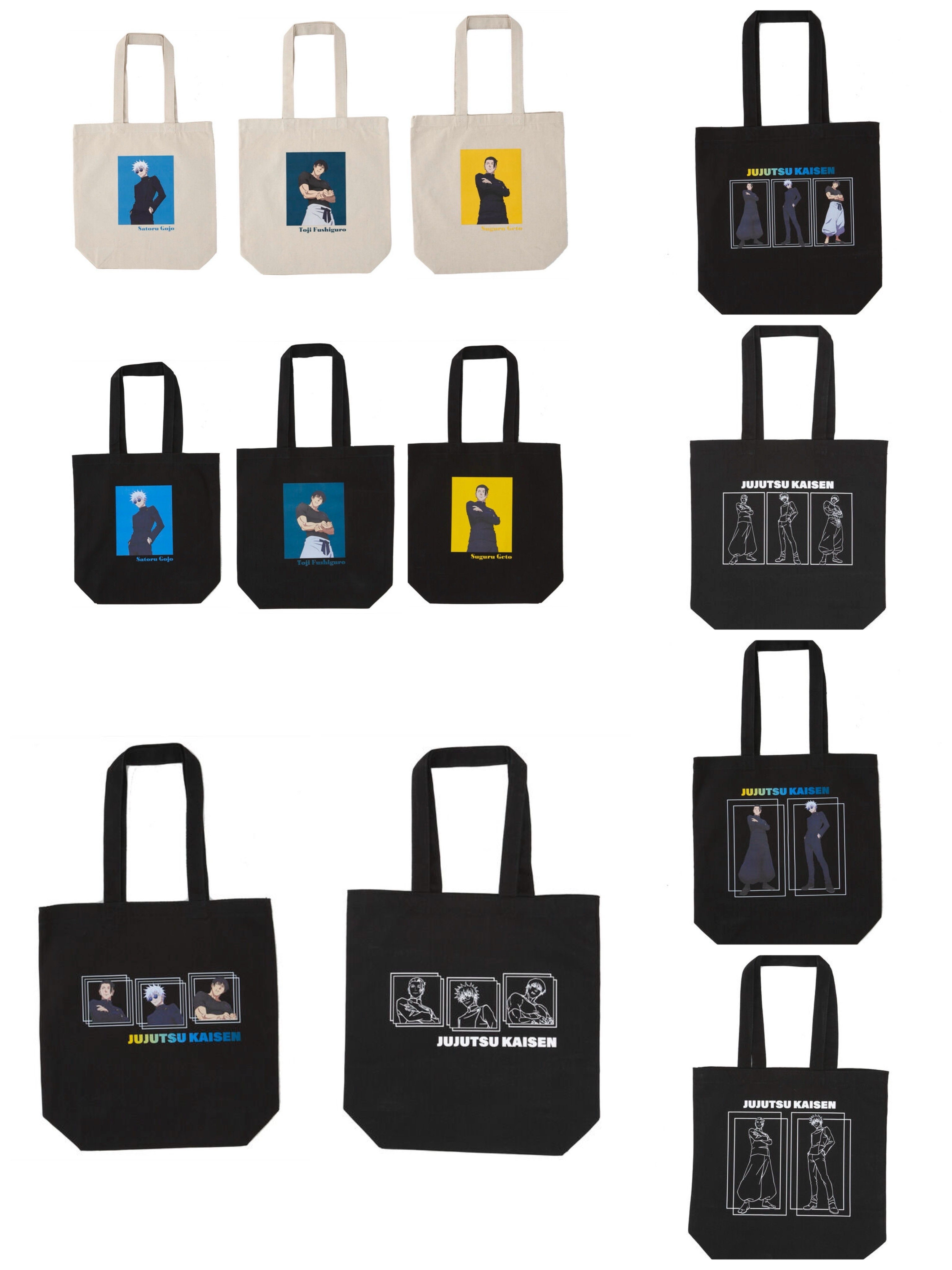 218241 Pbandai 預訂 2024/12月 呪術廻戦　トートバッグ　懐玉・玉折ver.　【描き下ろし】（全12種）