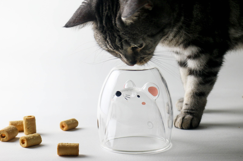 好玻老鼠雙層玻璃杯