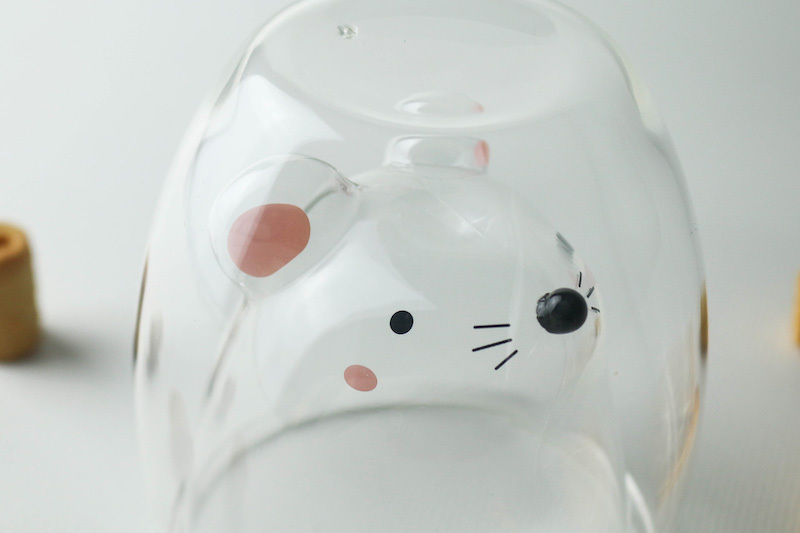 好玻老鼠雙層玻璃杯