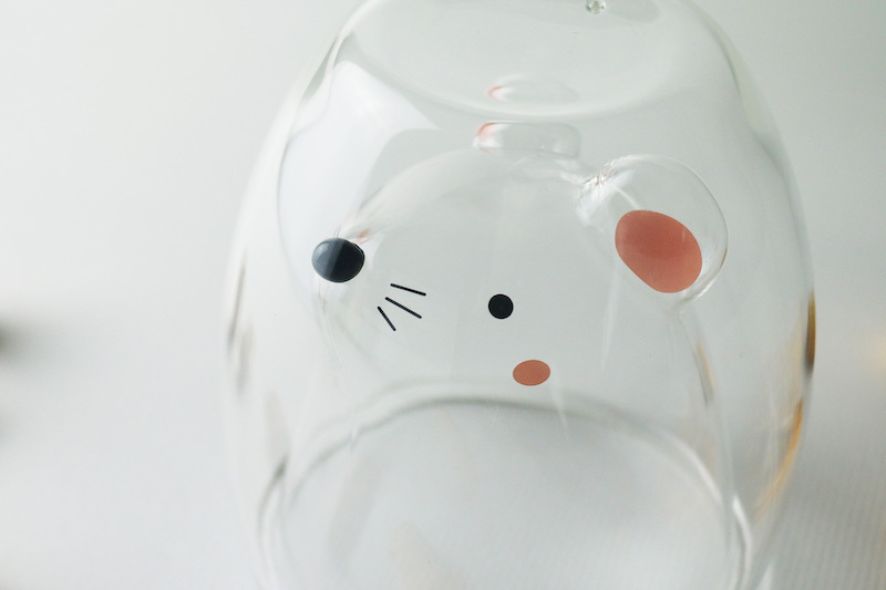 好玻老鼠雙層玻璃杯