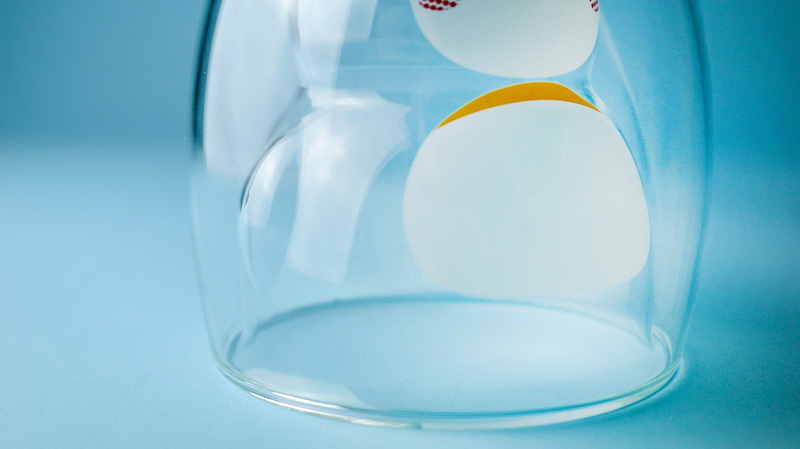 好玻企鵝雙層玻璃杯