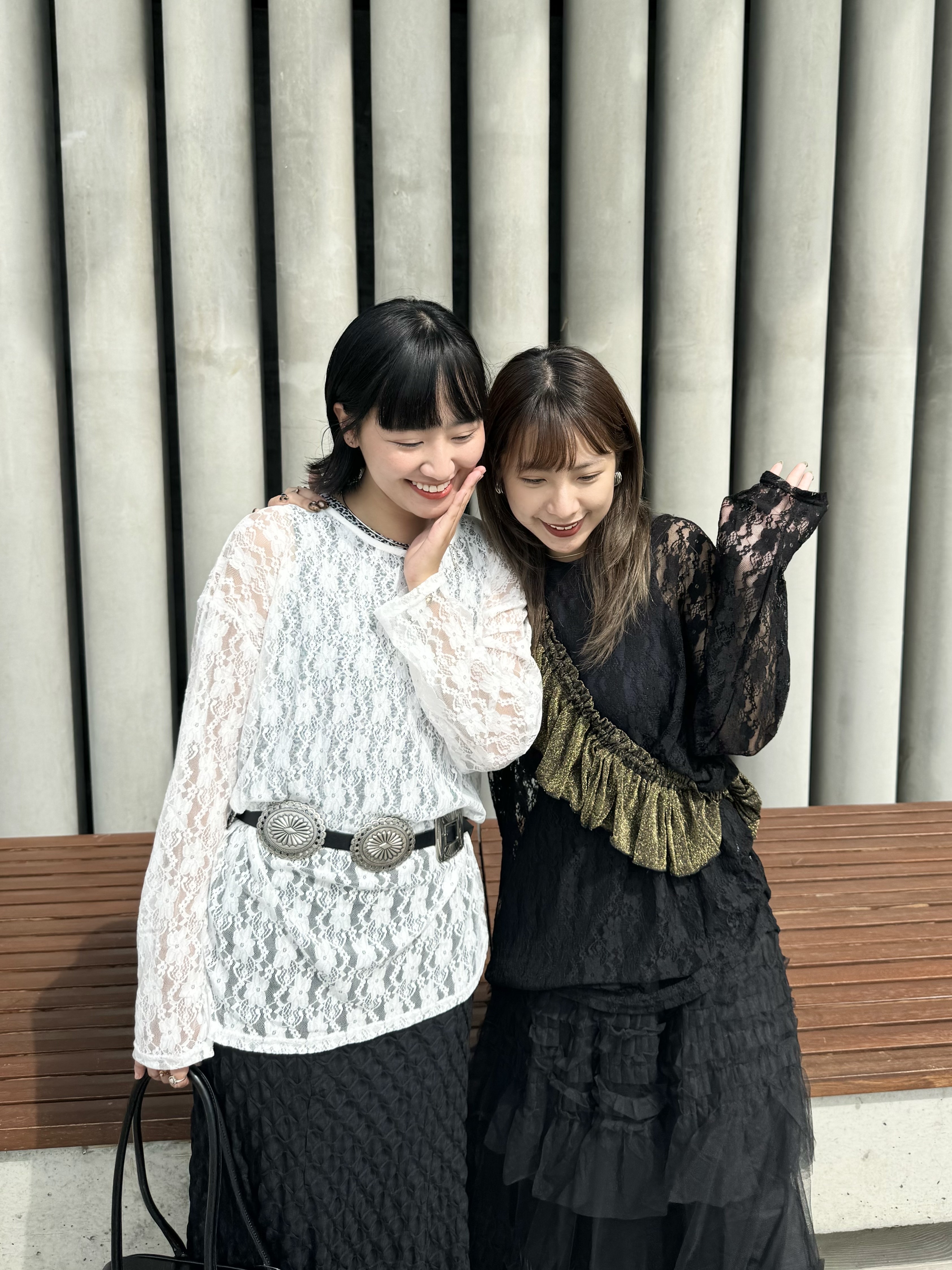 lace basic oversize top