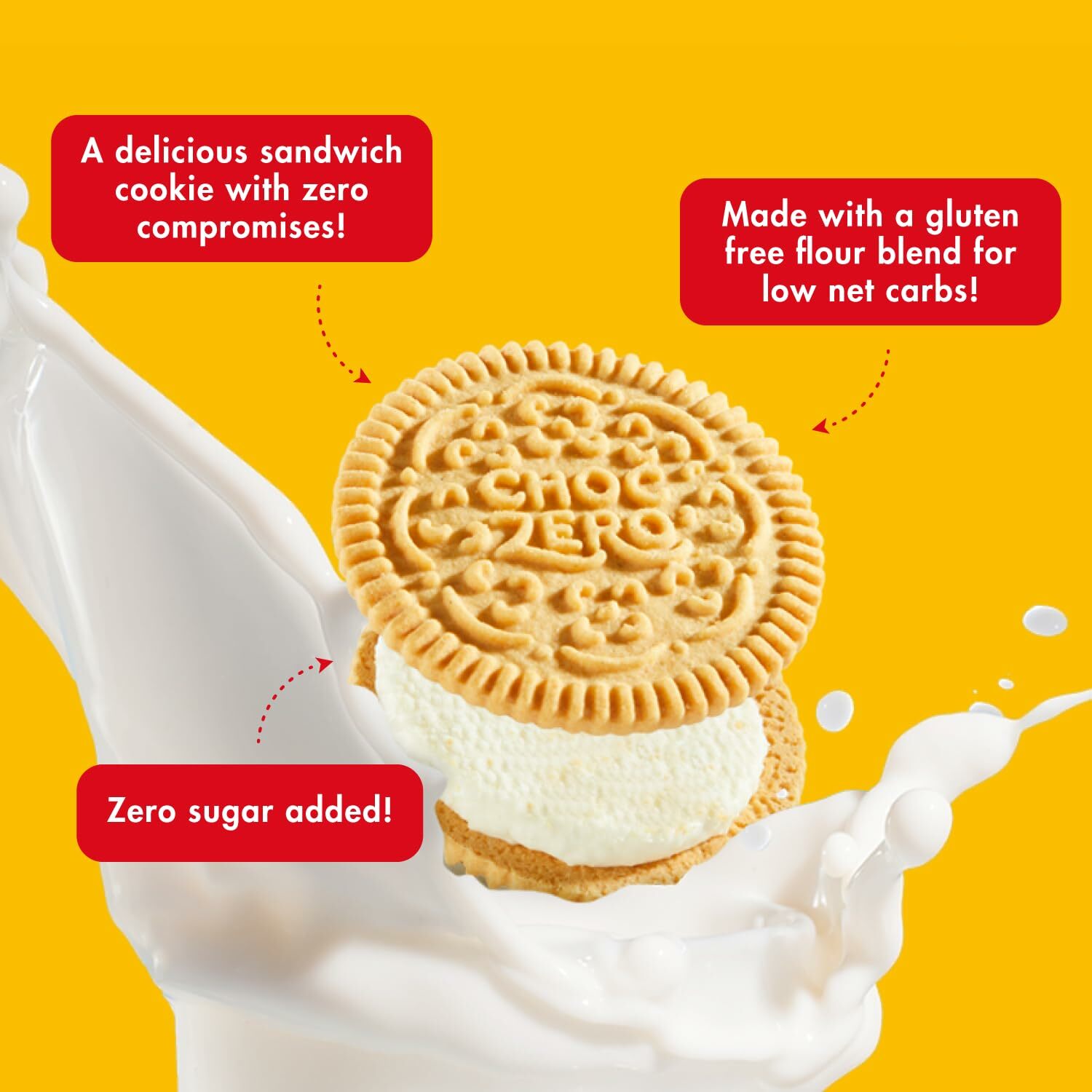 Dunkies 無麩質低碳 雲尼拿夾心黃金餅乾/曲奇 252g