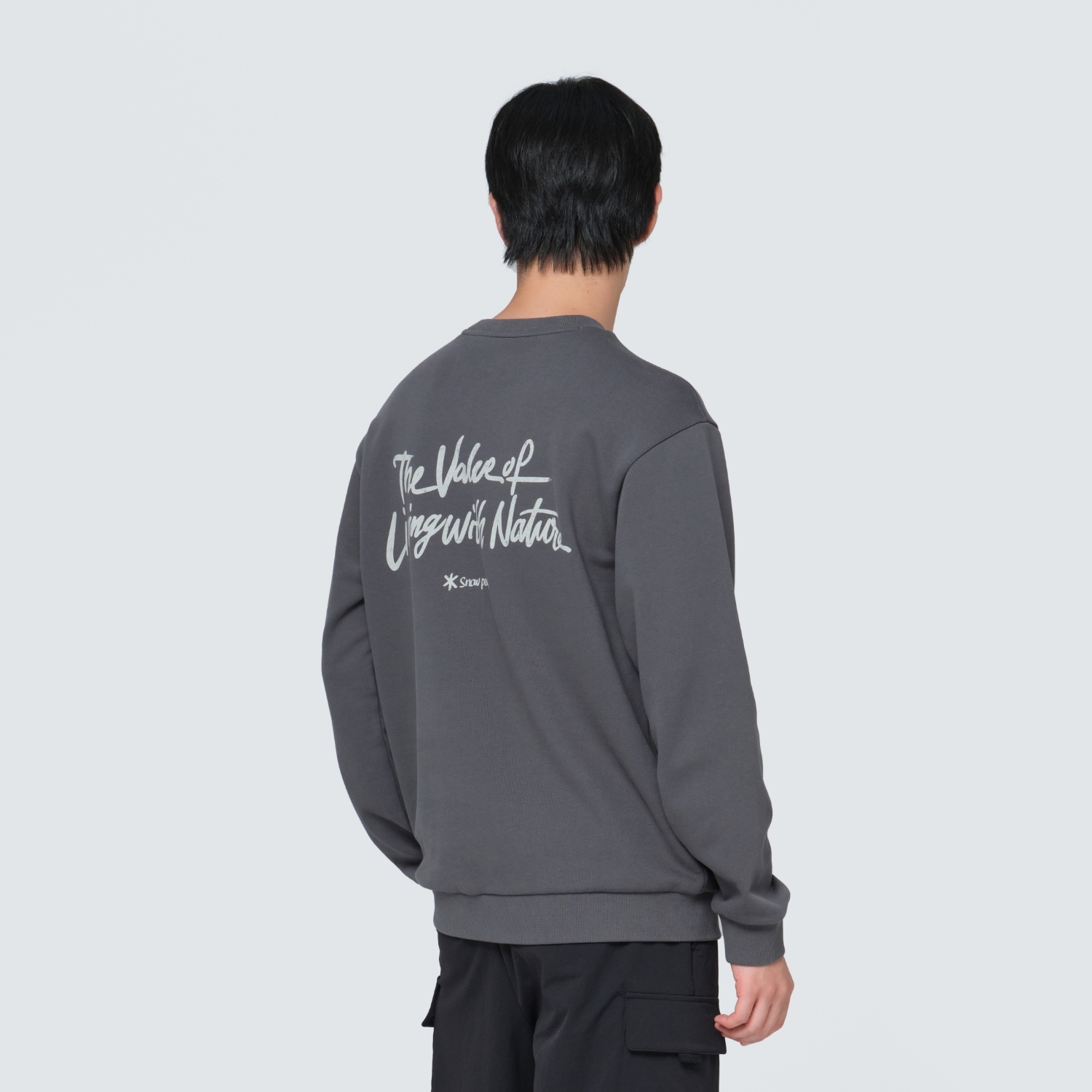 【現貨零碼折扣】snow peak Lettering Sweatshirt 藝術家聯名 字母大學T S24FUFHT66