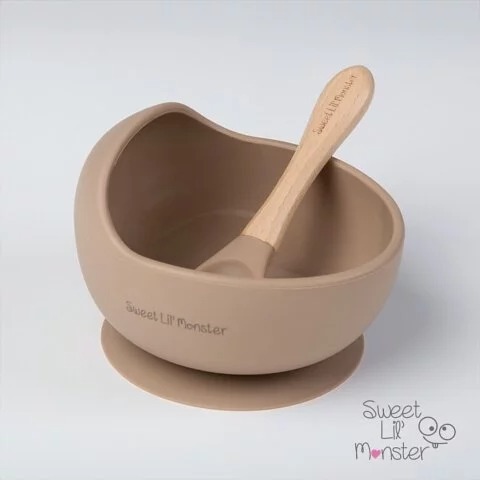 [Sweet Lil' Monster] 矽膠吸盤學習碗
