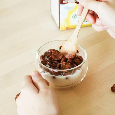 好玻寬口把手雙層玻璃杯