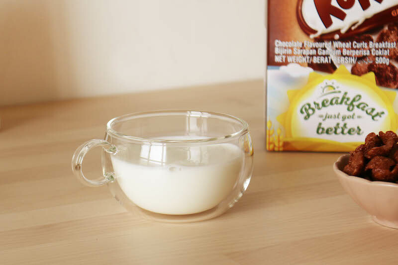 好玻寬口把手雙層玻璃杯