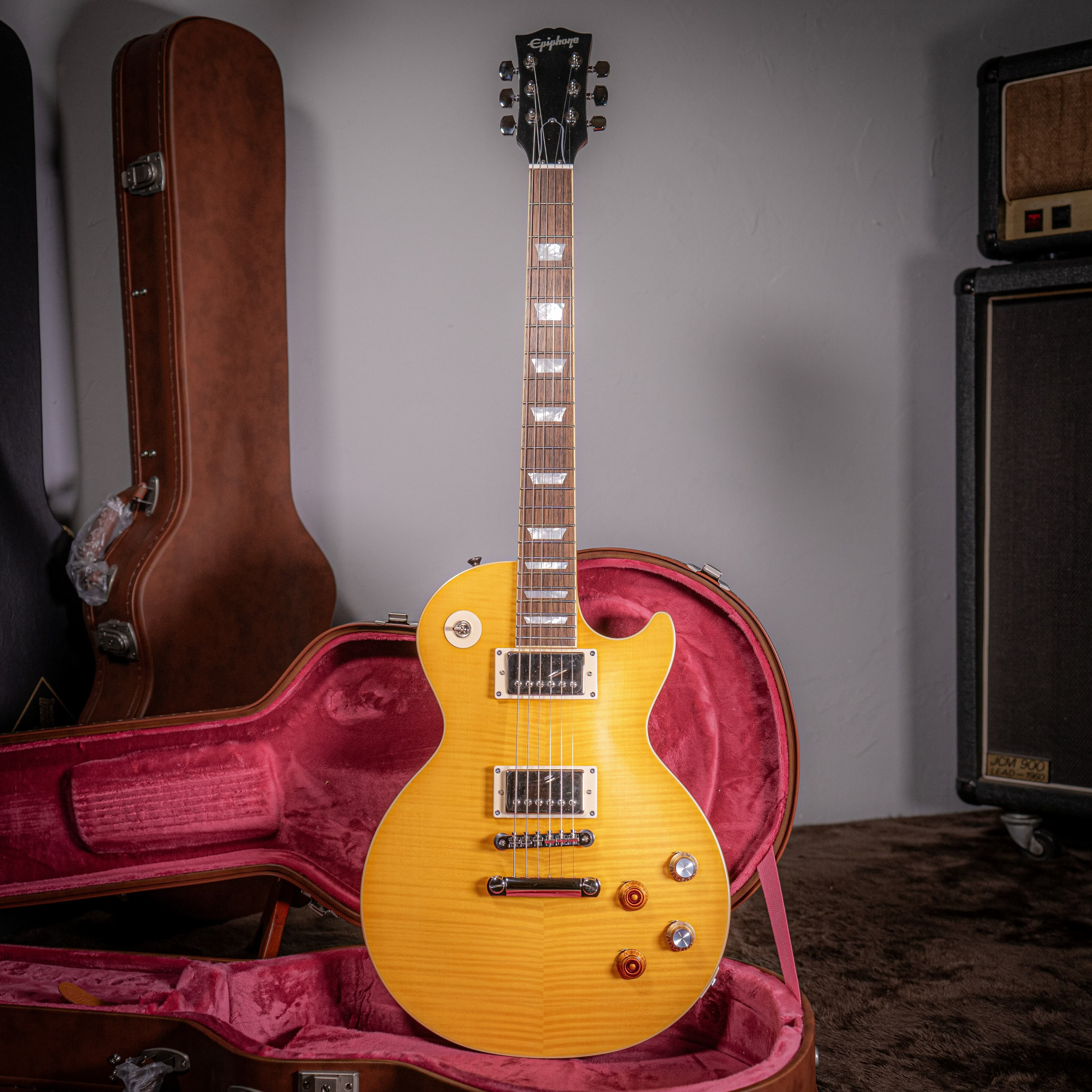 簽名款 Epiphone Inspired by Gibson Kirk Hammett "Greeny" 1959 Les Paul Standard 電吉他