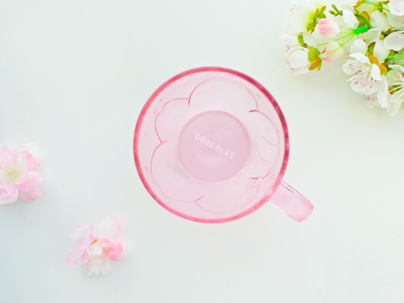 好玻櫻花單層玻璃杯