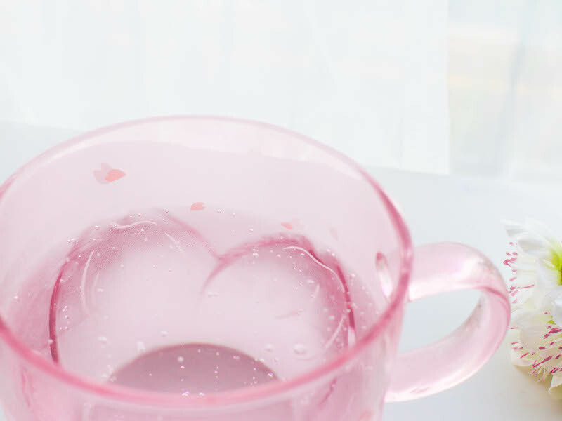 好玻櫻花單層玻璃杯