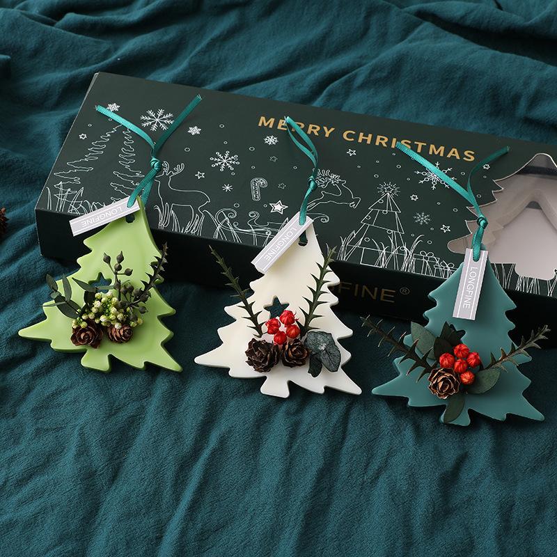 《4916》歡樂聖誕節限定香氛蠟片禮盒（3片裝附禮袋）