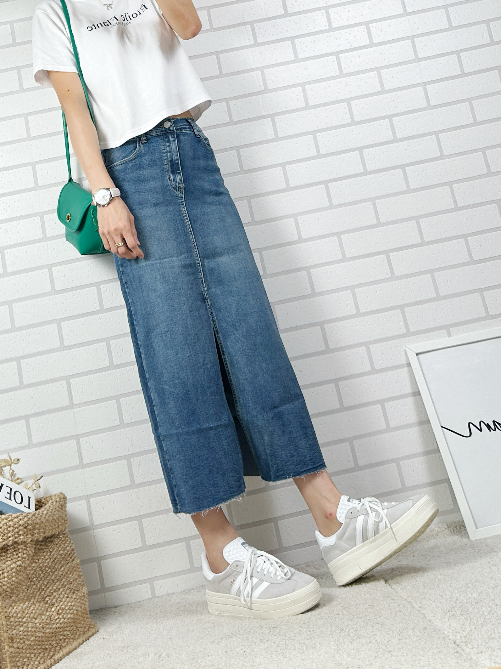 許一個好比例給妳的牛仔裙