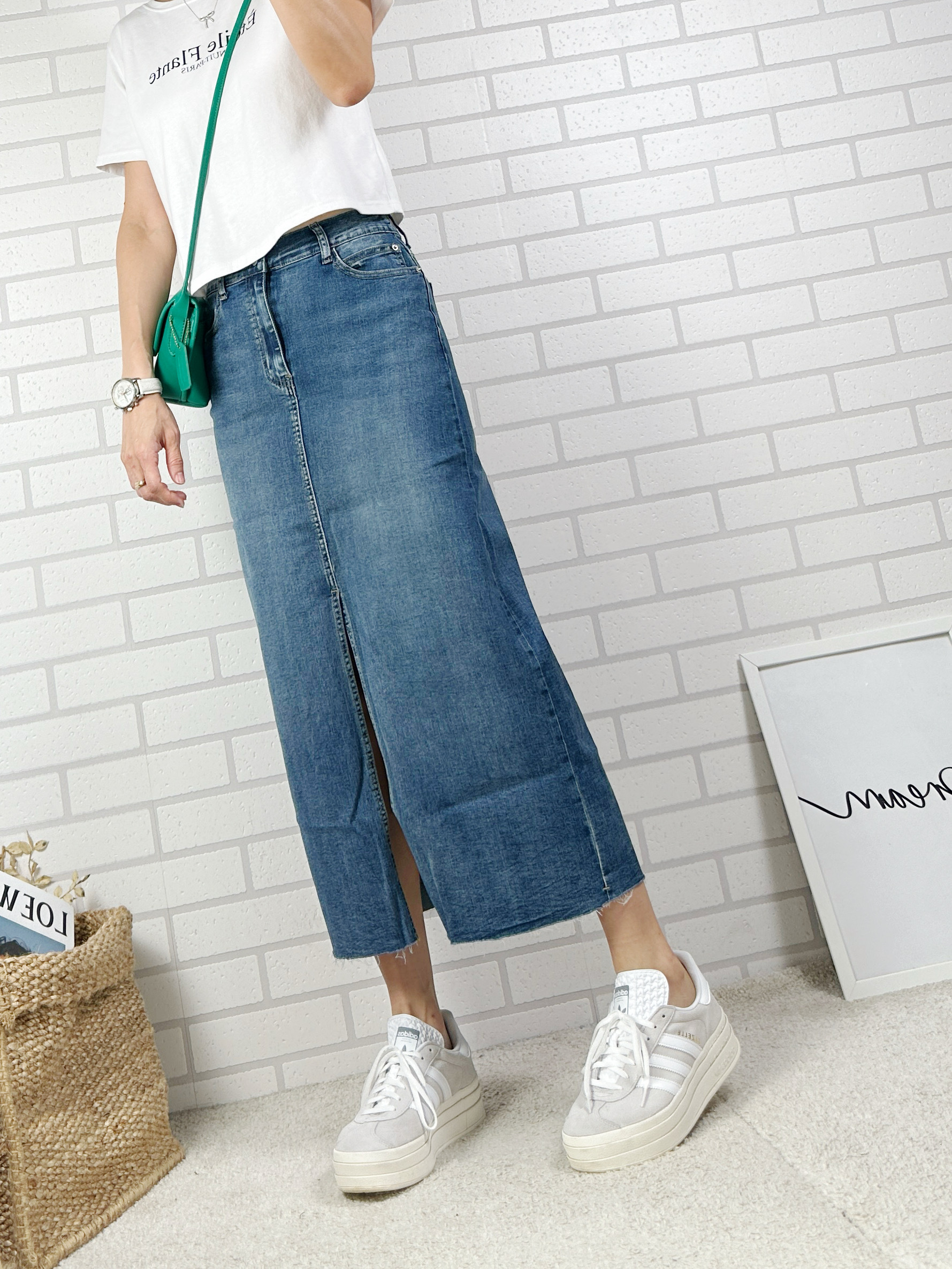 許一個好比例給妳的牛仔裙