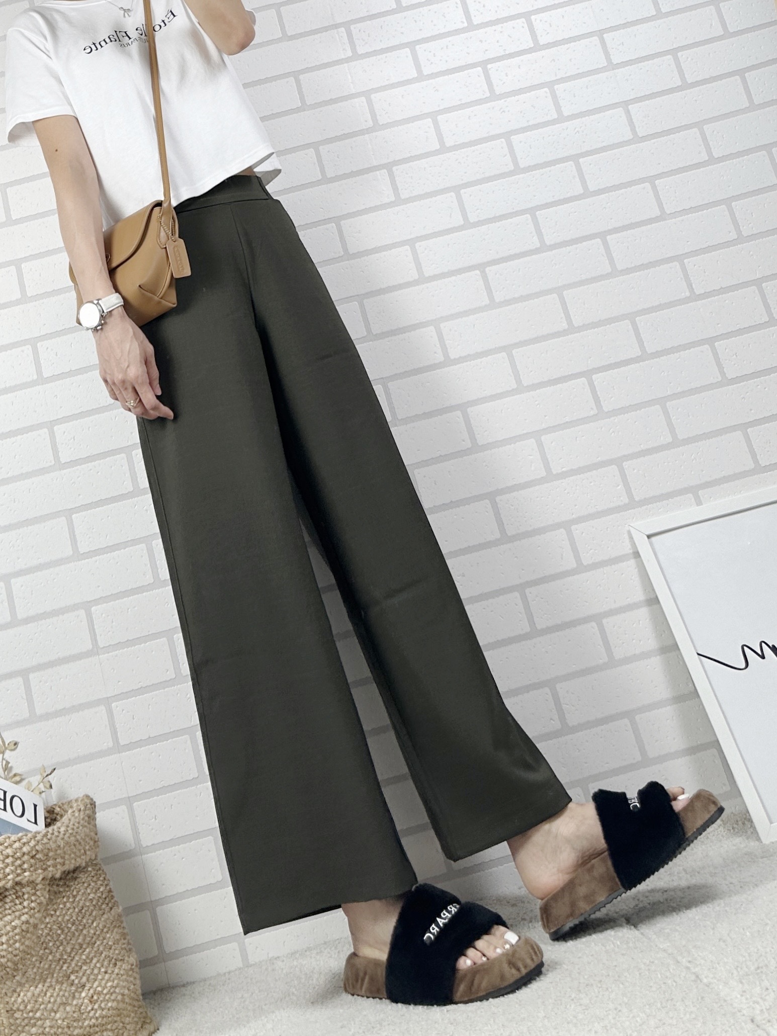 OL的神隊友之雪紡寬褲