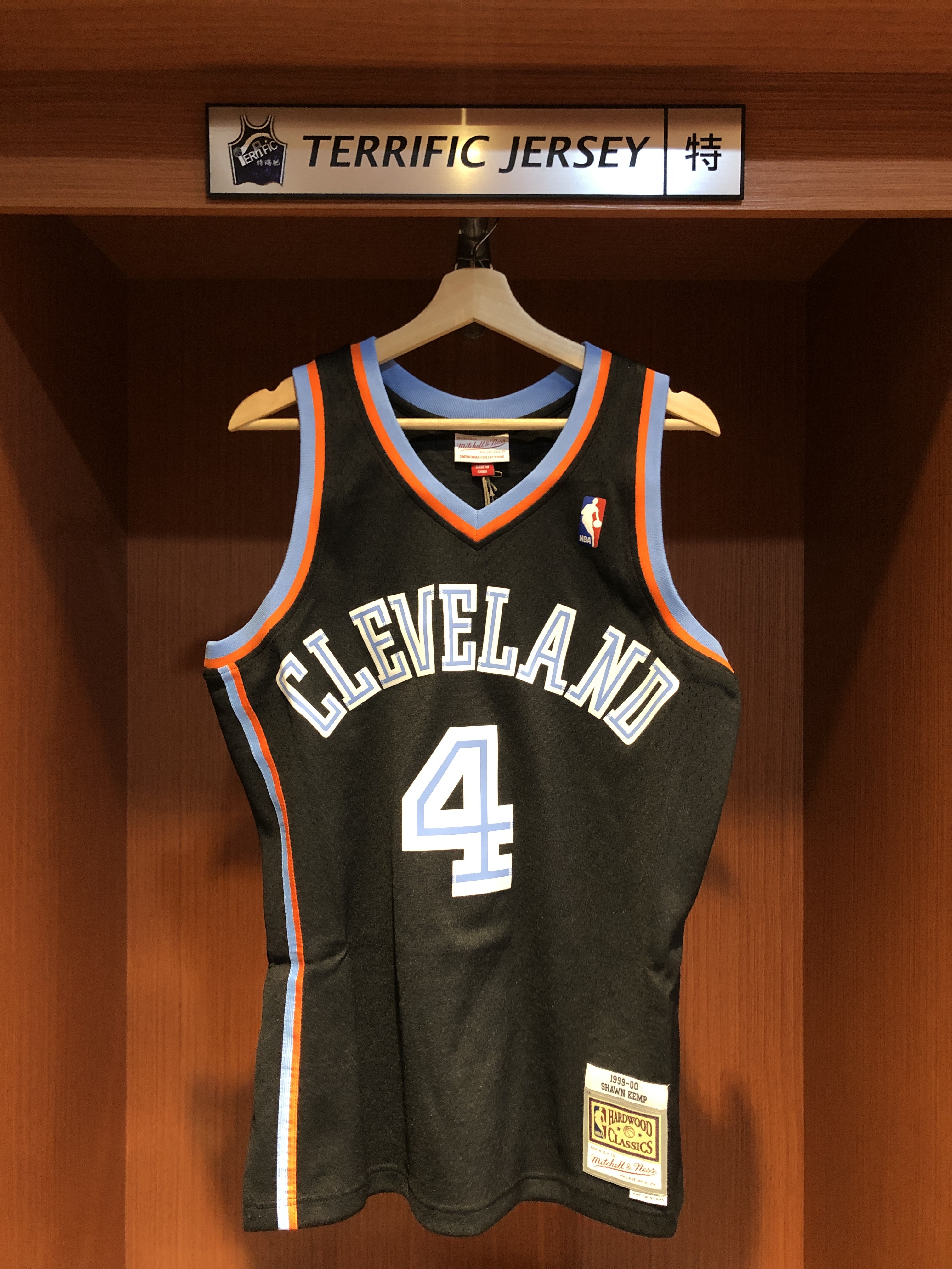 NBA球衣 Shawn Kemp 克里夫蘭騎士黑 99-00 M&N Swingman G2 球迷版 熱轉印 全新