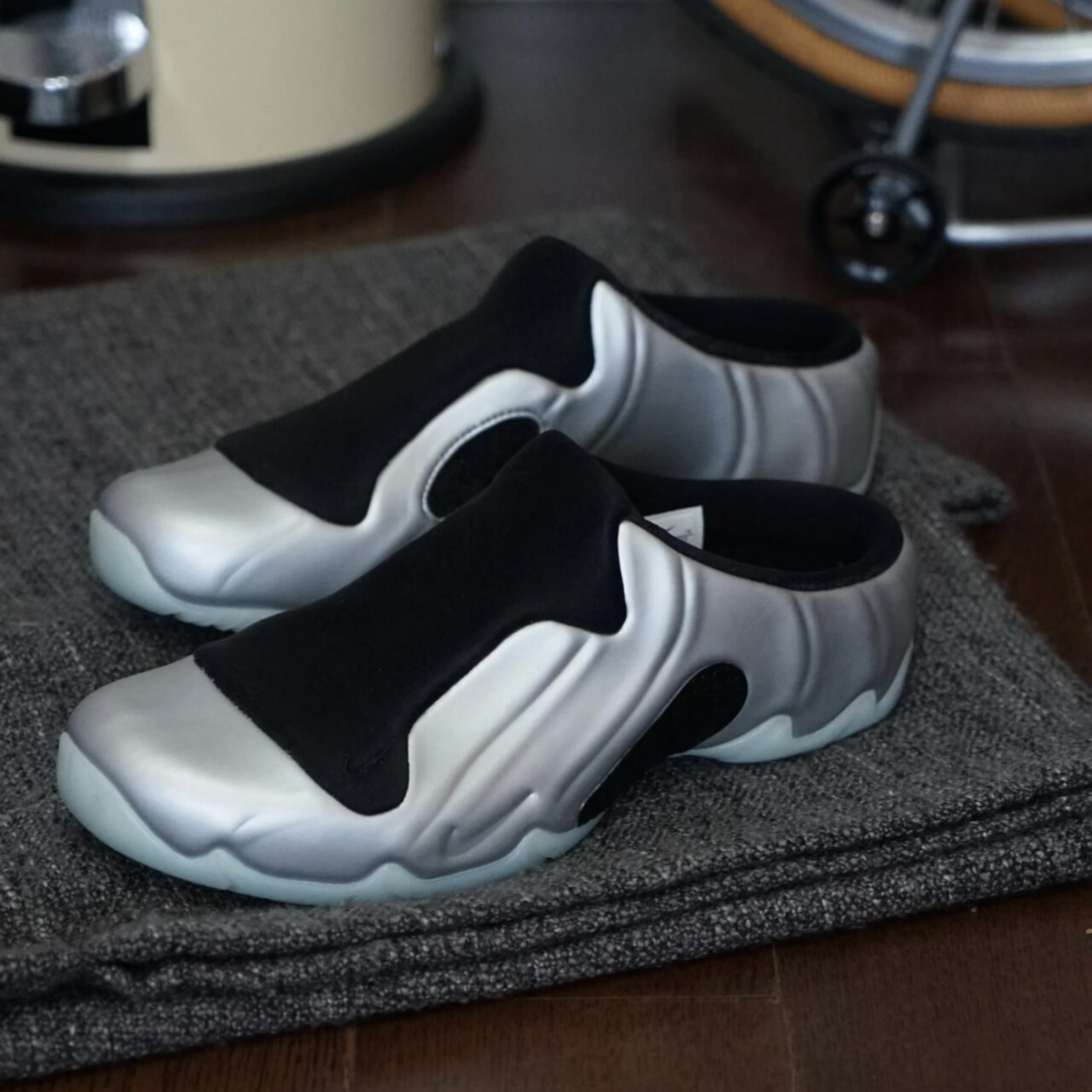 Nike Clogposite Chrome 太空銀黑 科技 拖鞋 懶人鞋 休閒鞋