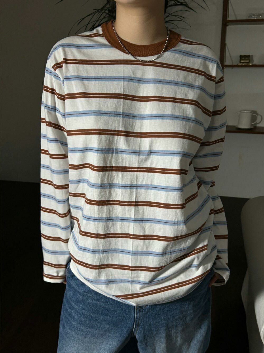 橫間長袖衫 COSTES-023T