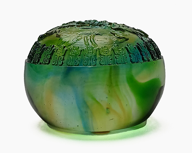 鹿港窯禮品館 琉璃文鎮【荷香蓮花】— 祝福世代綿延、家業興盛的藝術品