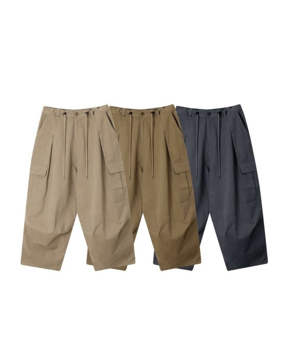 淨色工裝鬆身褲 COSTES-024P