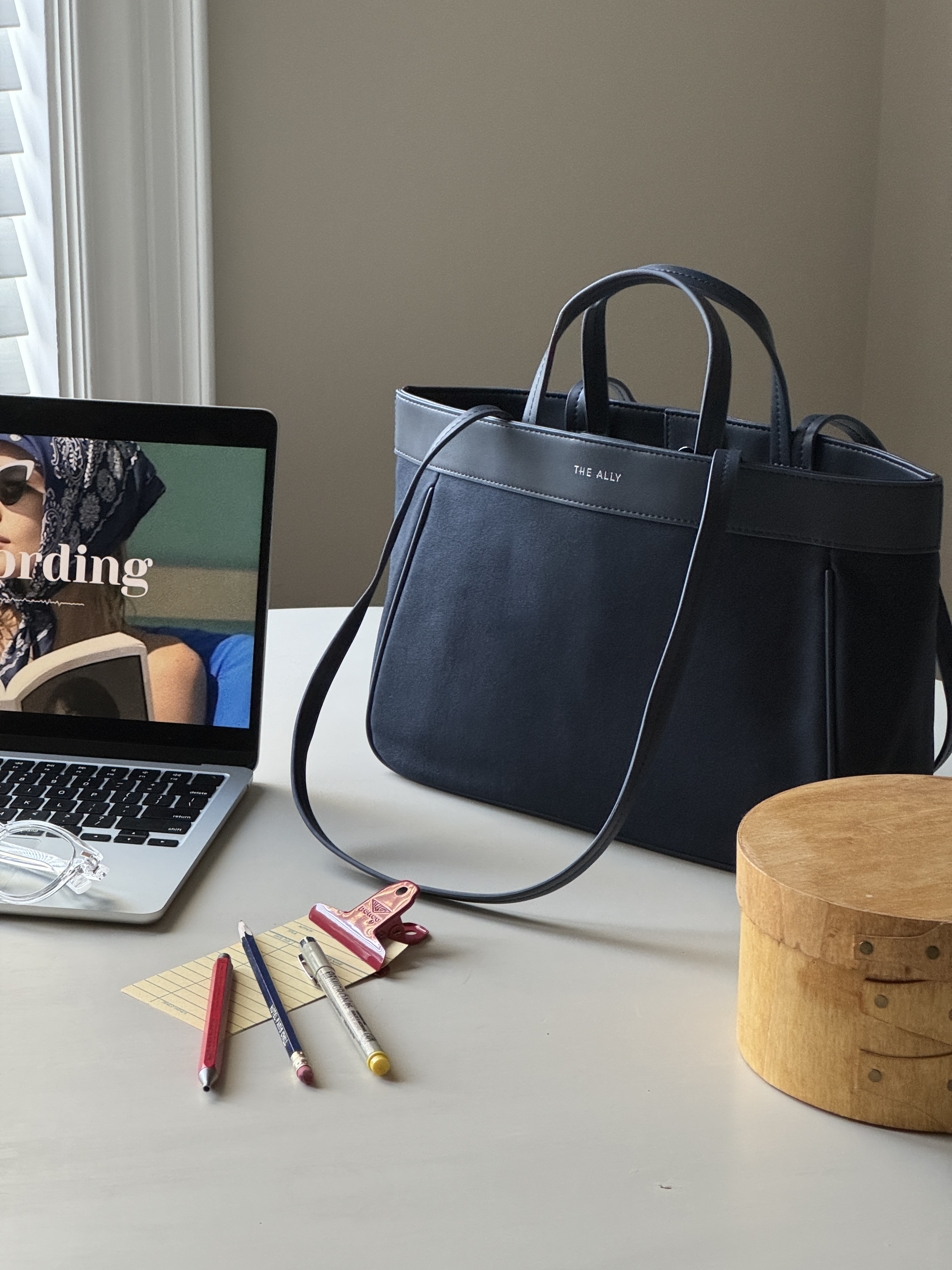 韓國絨拼皮Monica Bag
