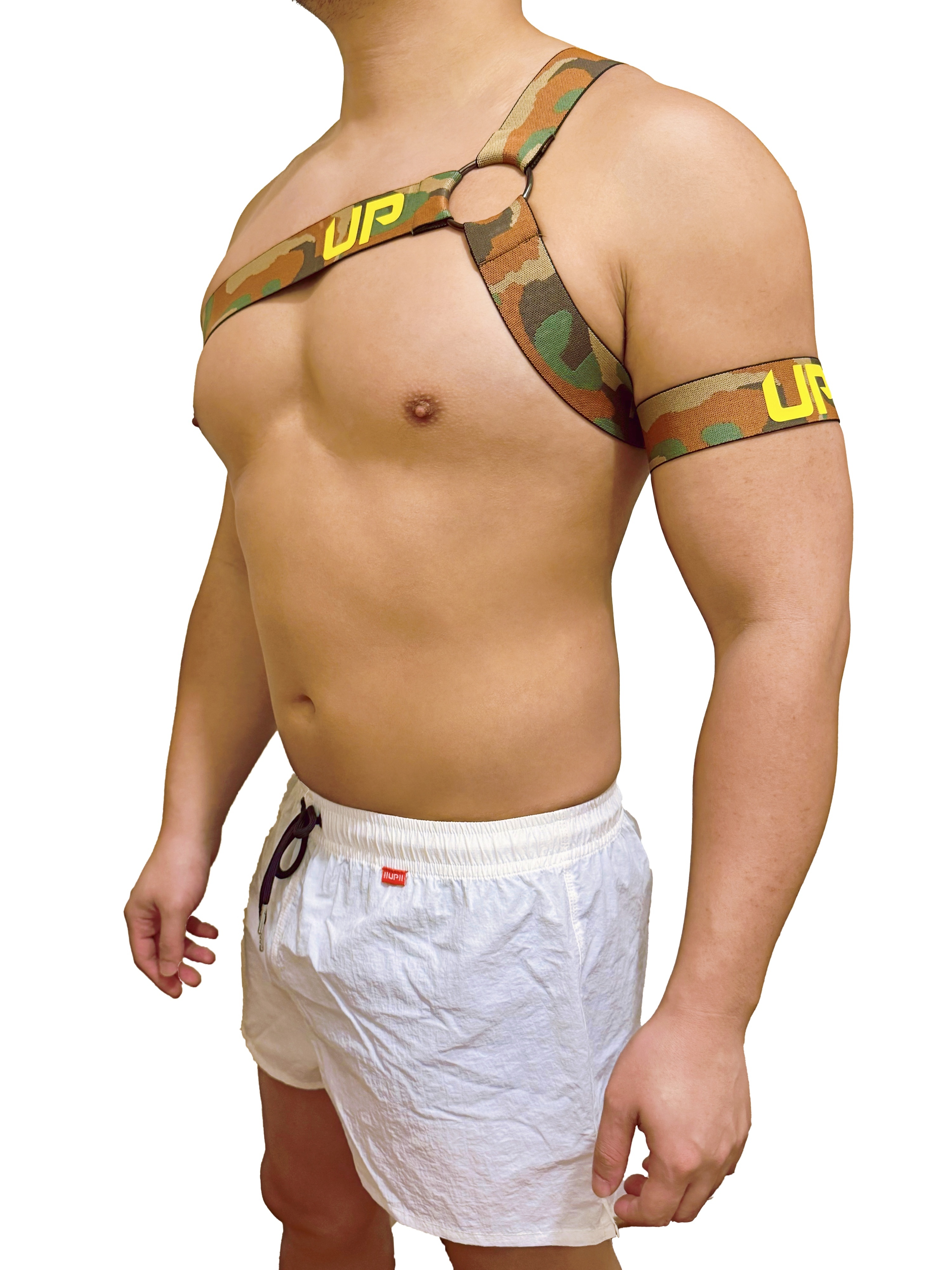 Party Harness 派對胸甲肩帶+臂章 迷彩啡綠