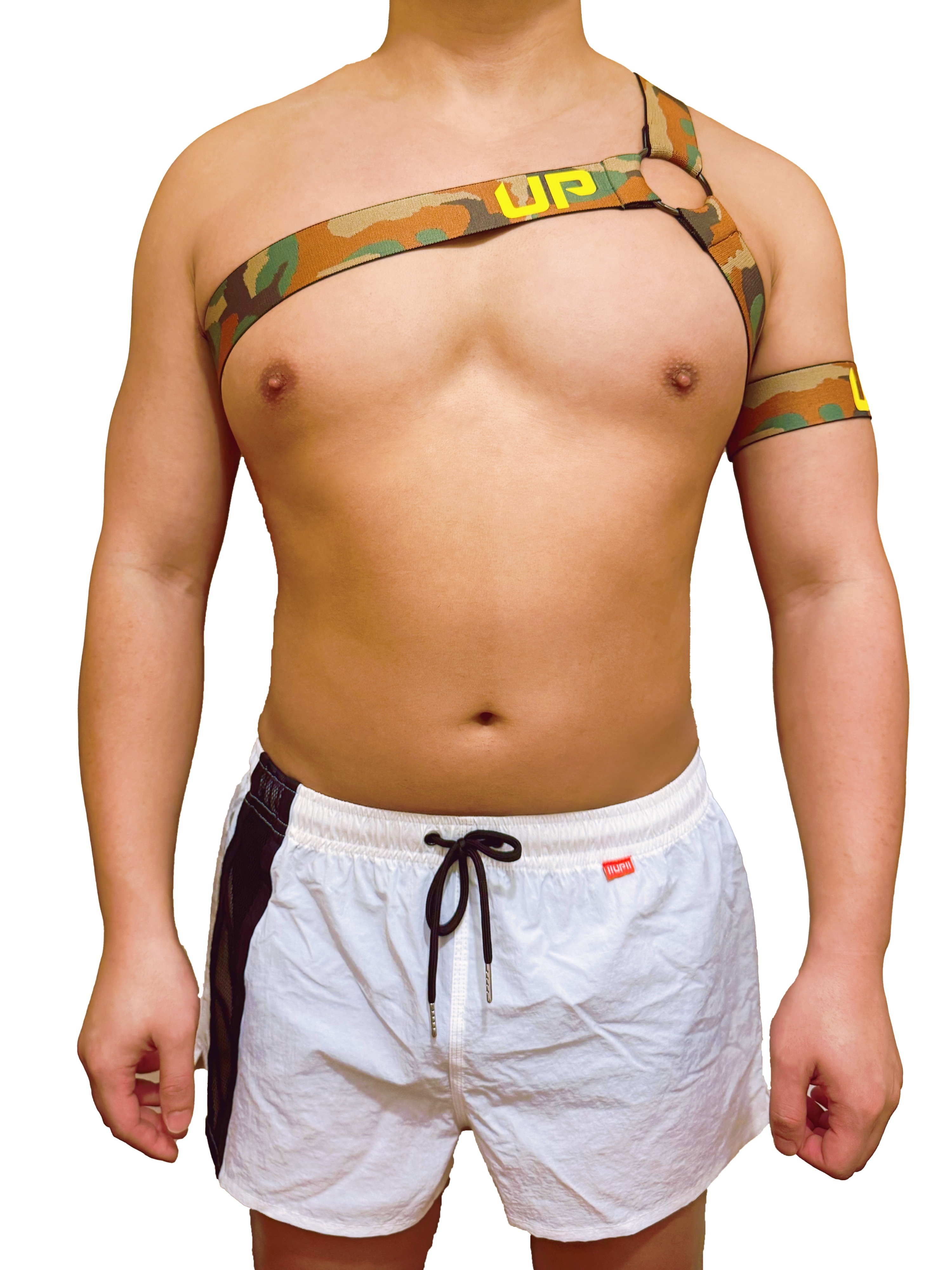 Party Harness 派對胸甲肩帶+臂章 迷彩啡綠