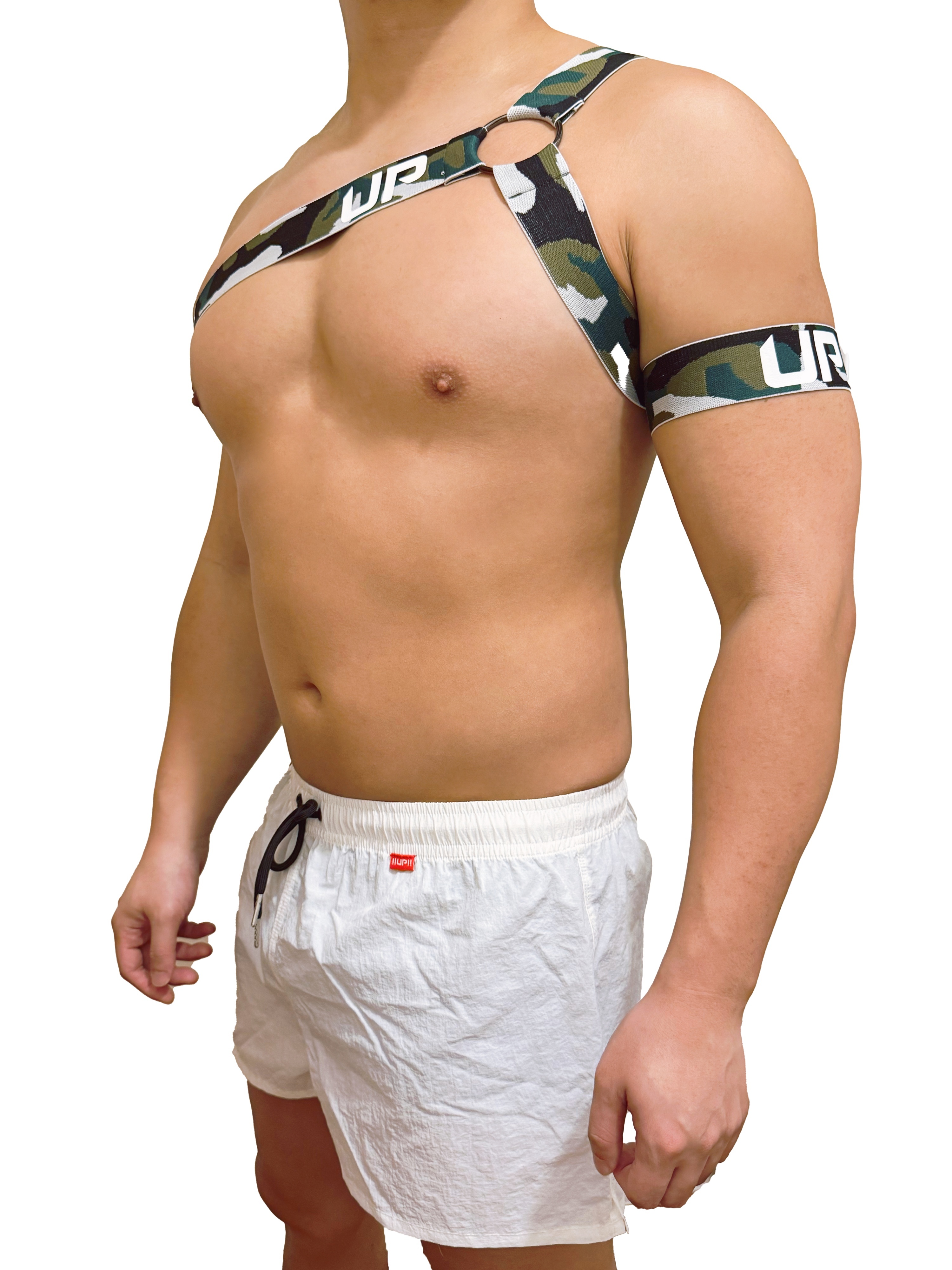 Party Harness 派對胸甲肩帶+臂章 迷彩綠