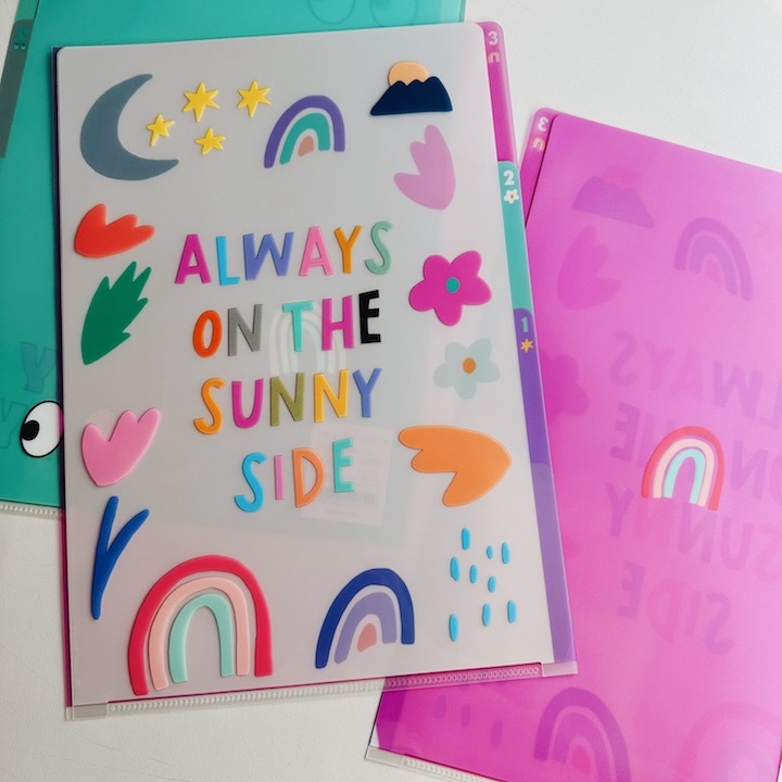 CHIC_彩虹 三層資料夾｜日本Greeting Life