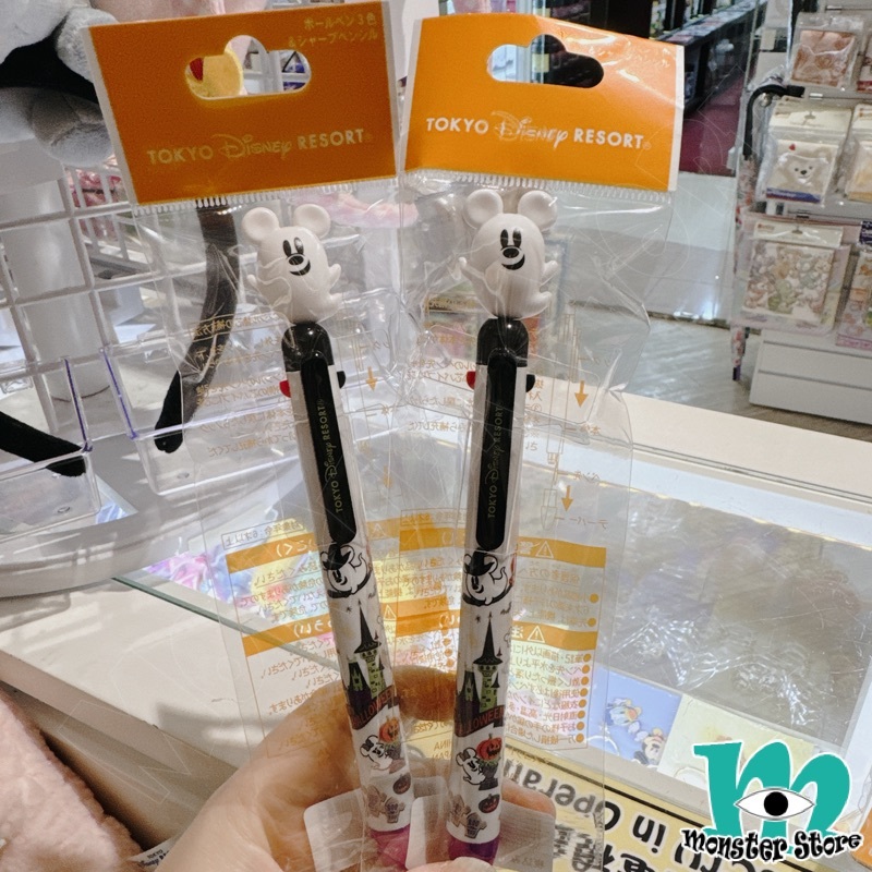 米奇3色原子筆連鉛芯筆