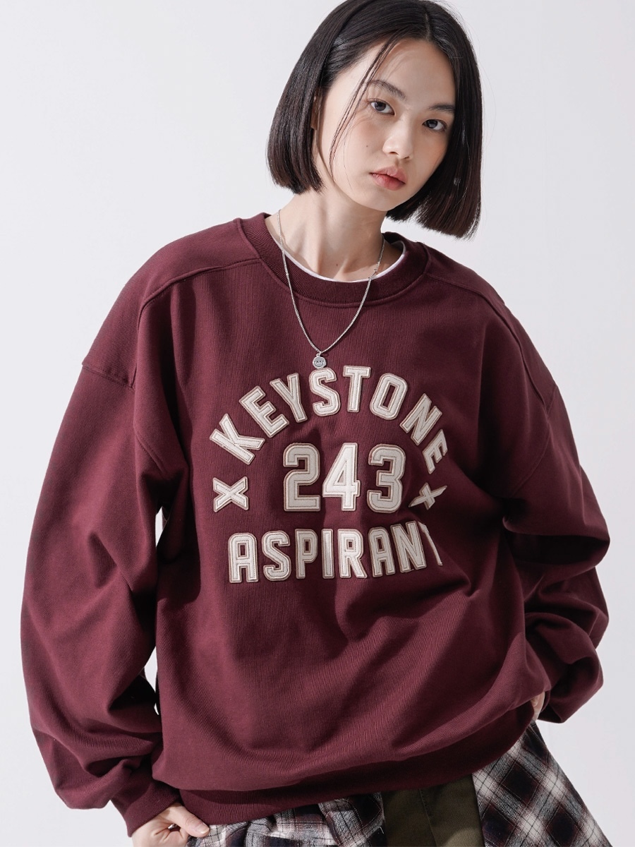 <預購> 韓國TWN電繡KEYSTONE高磅大學T