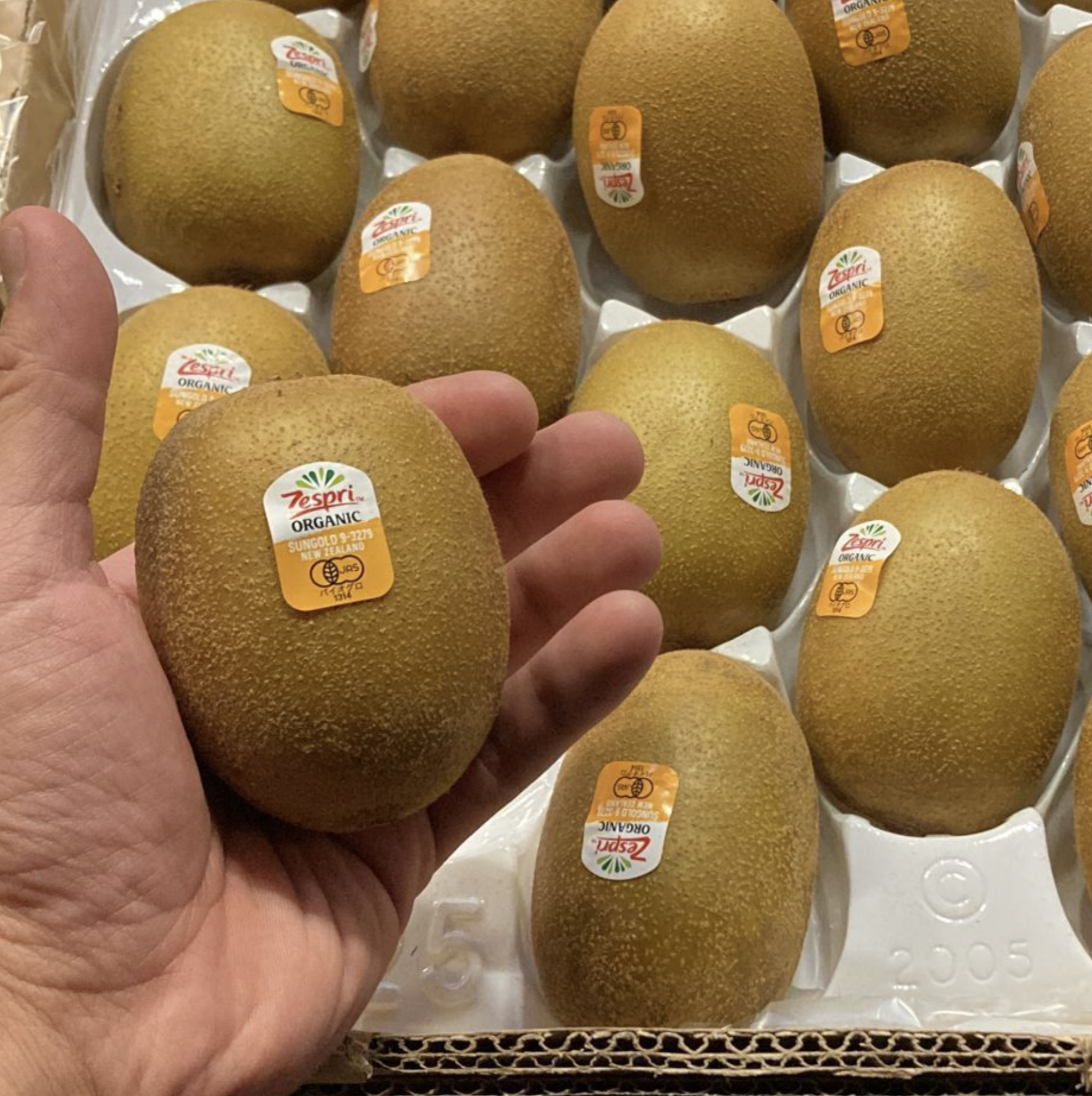 🇳🇿 紐西蘭Zespri 有機黃金奇異果/ 紐西蘭/ 每3 個400克