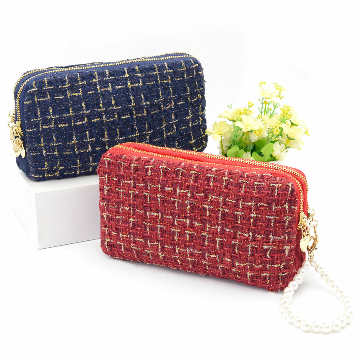 小香風毛尼布料/個【贈小香雙層隨身收納包紙型】