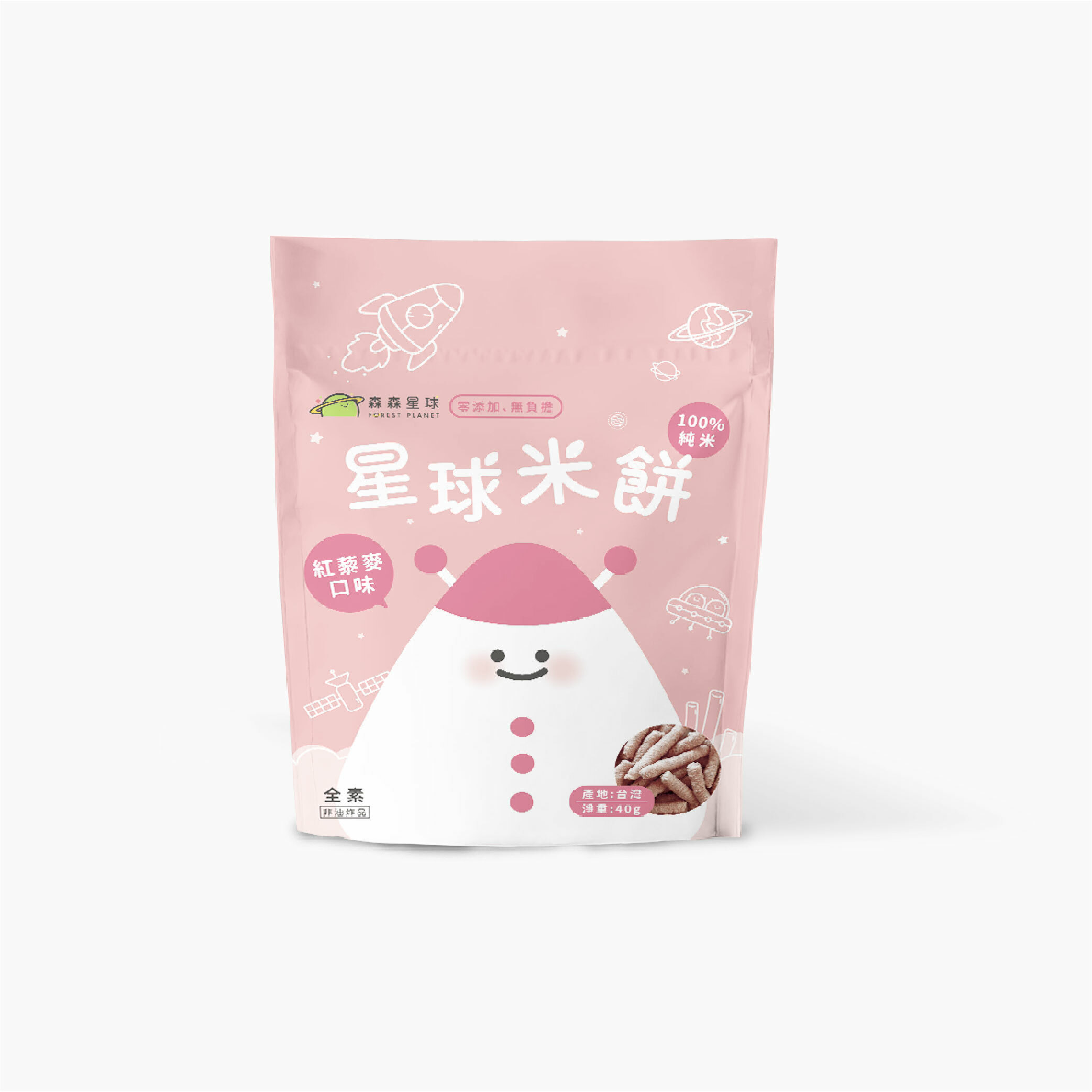 星球寶寶米餅｜紅藜麥口味｜適合6個月以上｜單包入