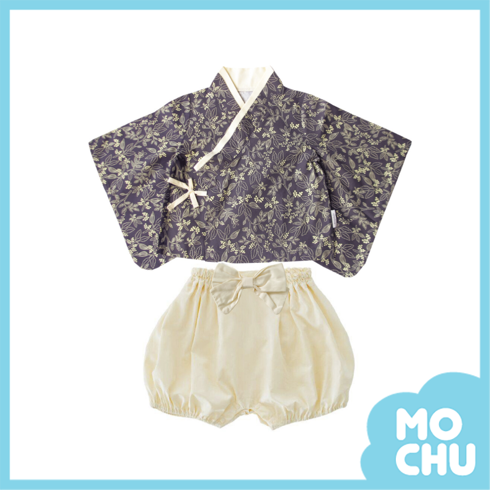 描繪花草小和服套裝