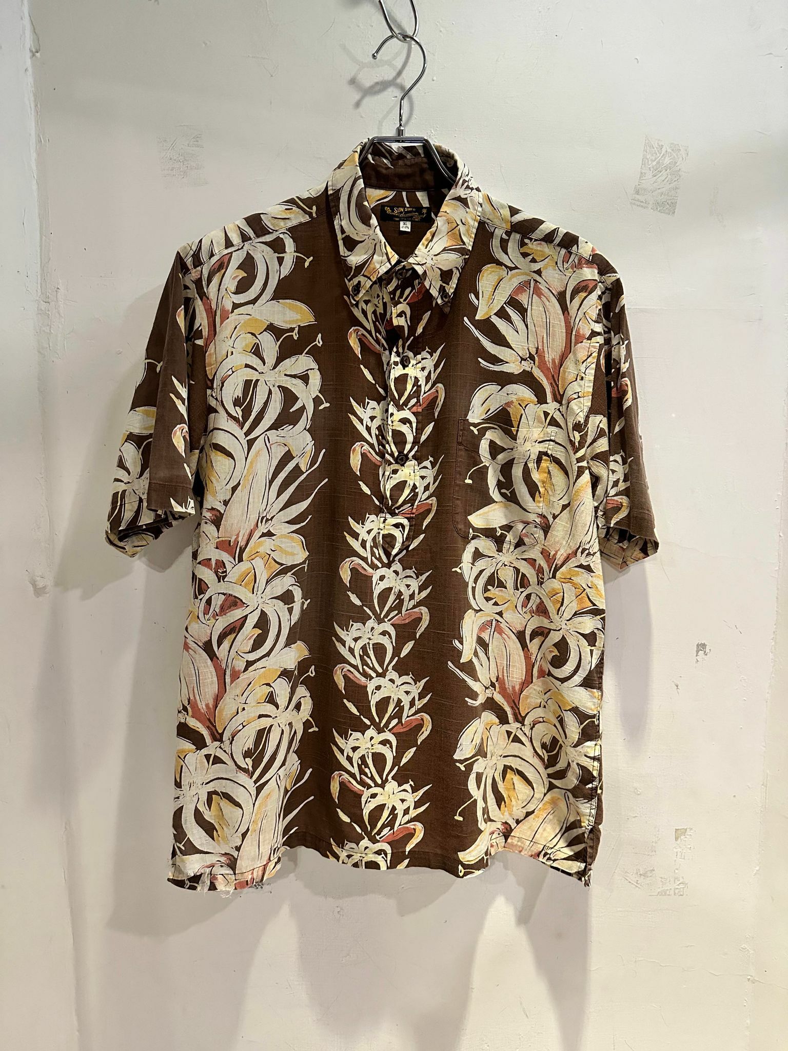 SUN SURF(By TOYO ENTERPRISE)Pullover Hawaiian Shirt Made in Japan