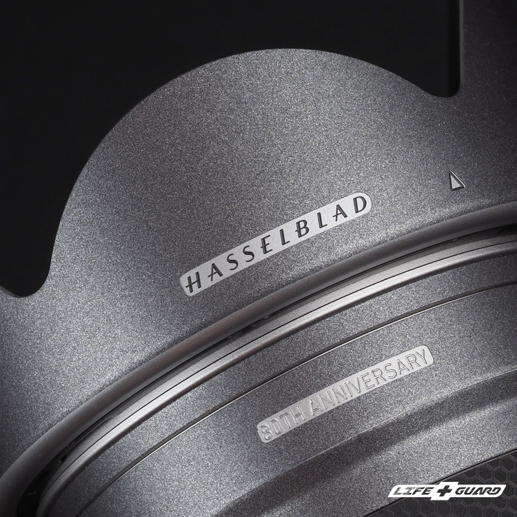 LIFE+GUARD 鏡頭貼膜安裝示意，適用 Hasselblad XCD 30mm F3.5