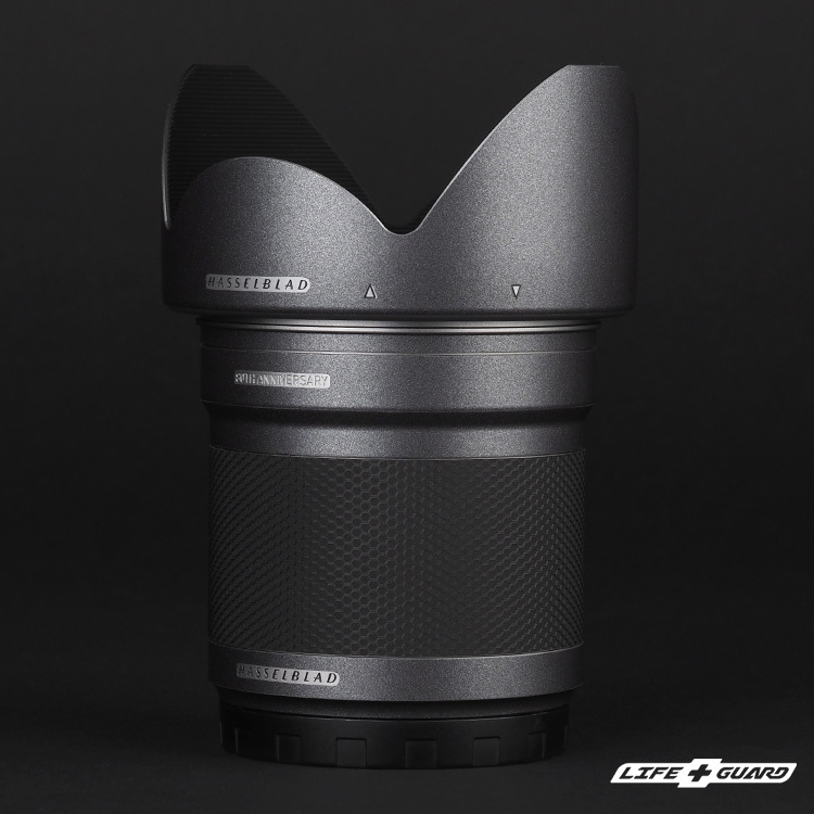 LIFE+GUARD 鏡頭貼膜安裝示意，適用 Hasselblad XCD 30mm F3.5