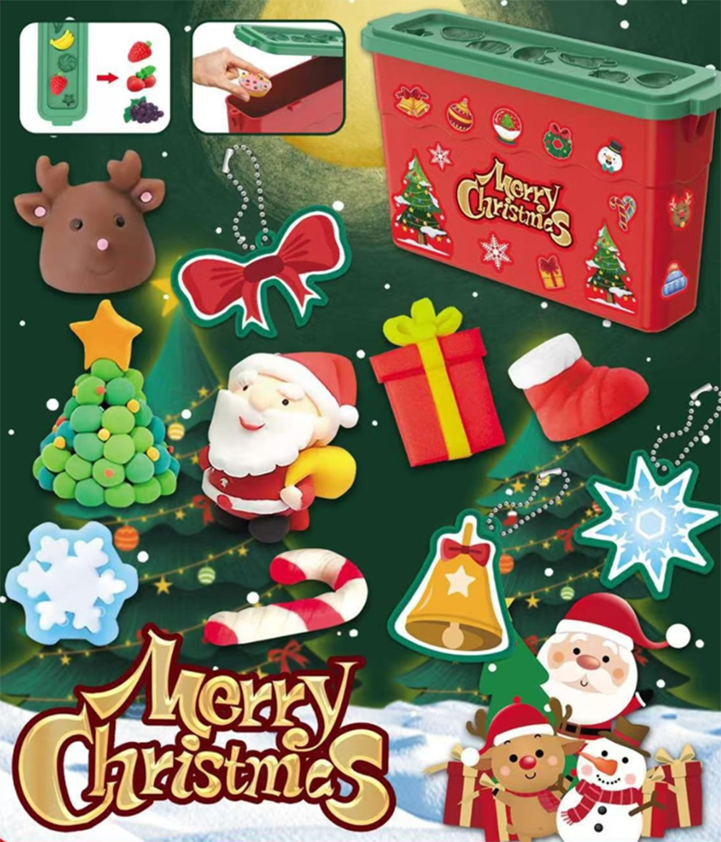 現貨區 聖誕節彩泥22PCS MC8688