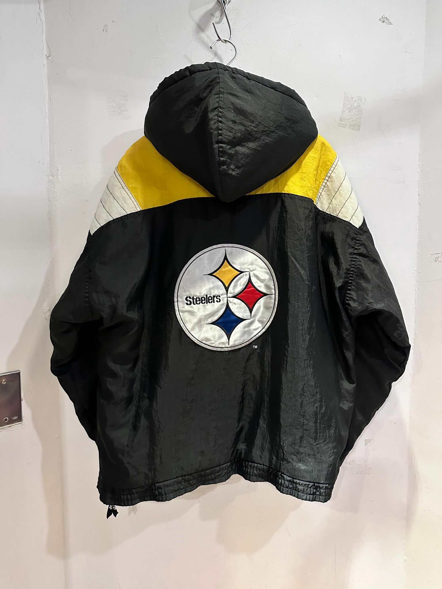 80-90's STARER PRO-LINE NFL Steelers Anorak Parka Made in Korea
