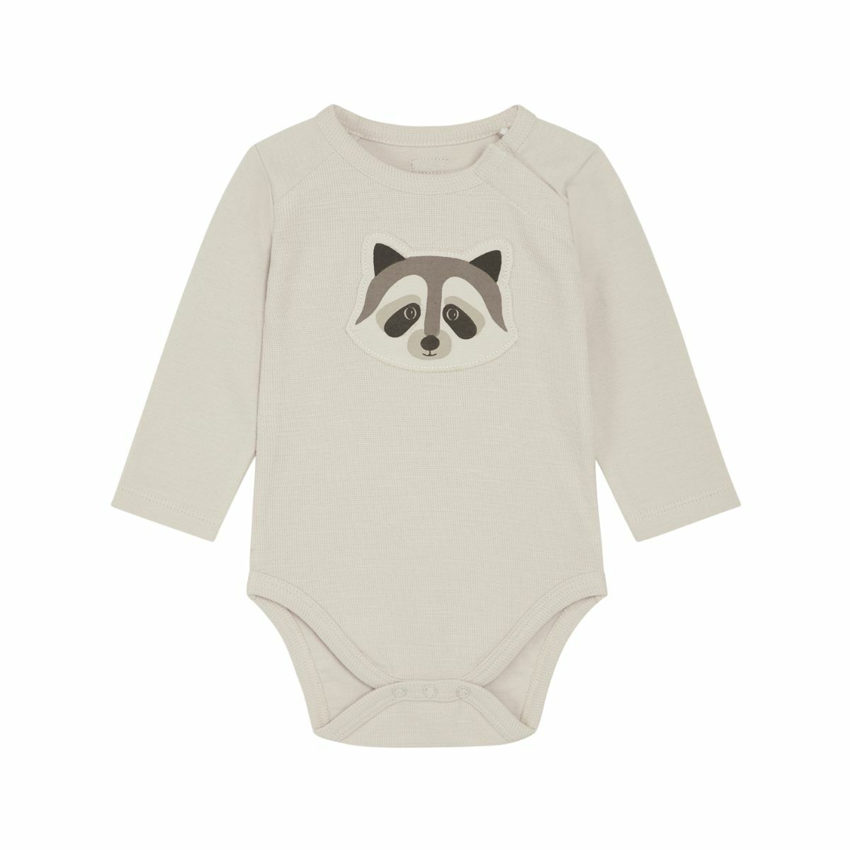 〖 Hust & Claire 〗米色小浣熊包屁衣