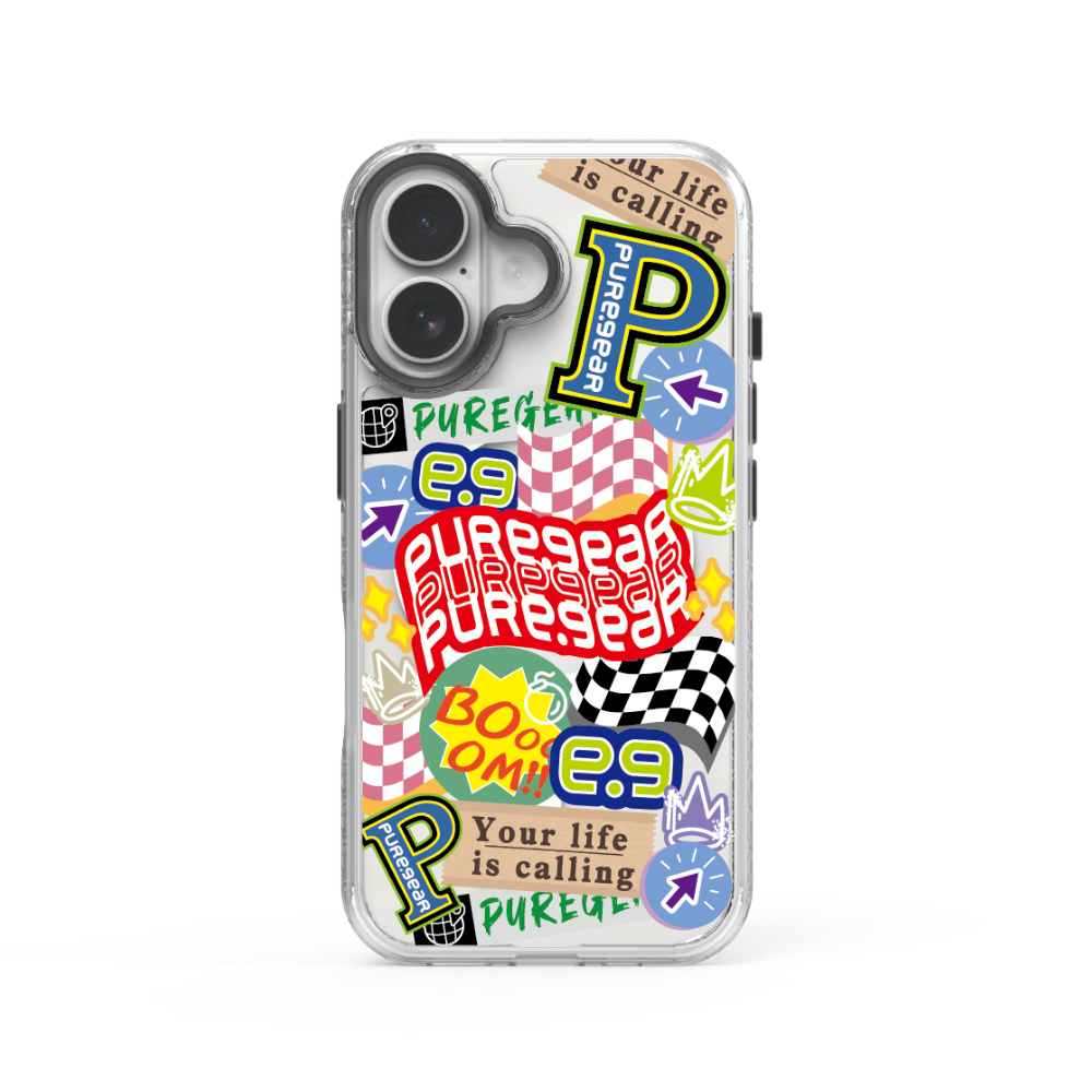 iPhone 冰鑽減壓防摔保護殼 Magsafe / 美式硬派 (Designer style)