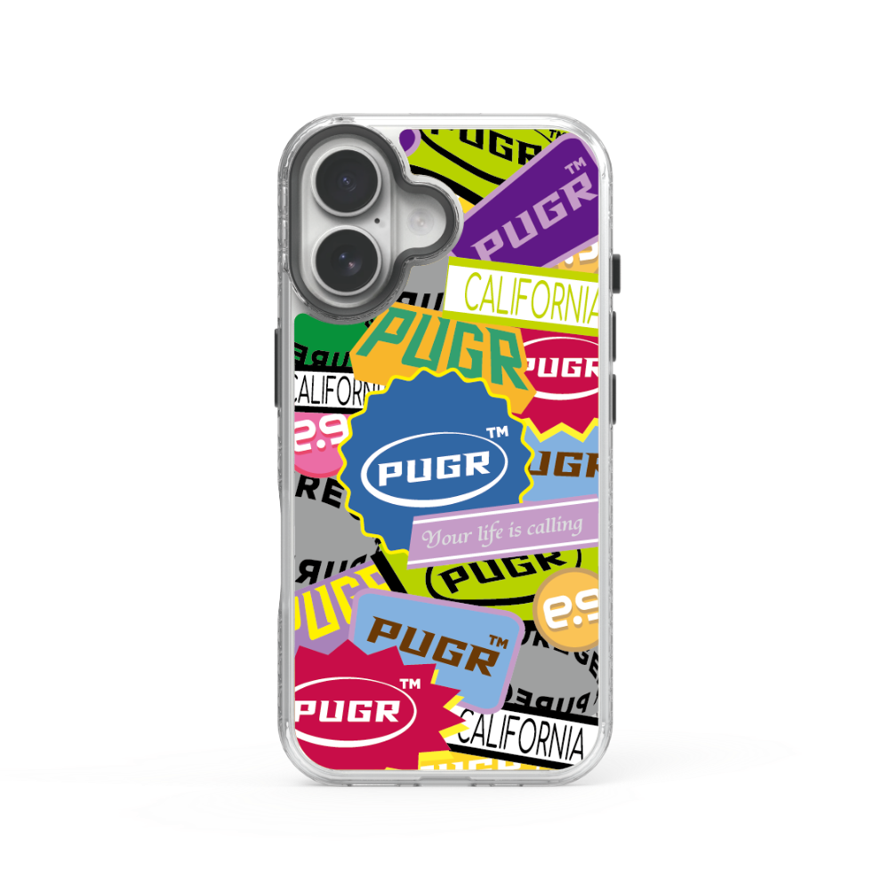 iPhone 冰鑽減壓防摔保護殼 Magsafe / 撞色拼貼 (Designer style)