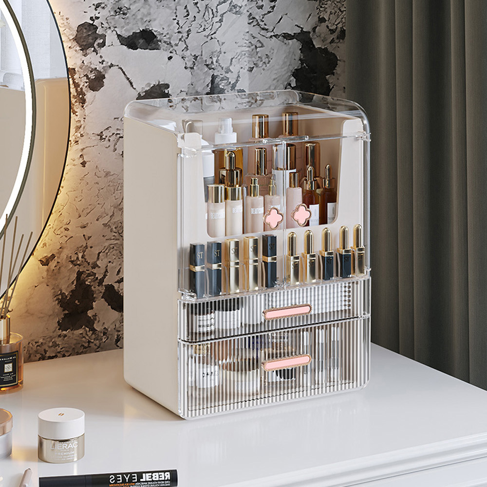 【AOTTO】大容量開門化妝品收納箱(AL-601)