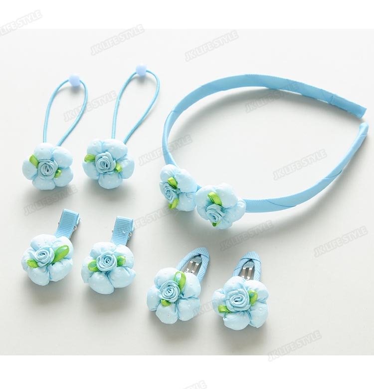 JK Korea Children's Hair Accessory Hair Clip 7-piece Set J0162