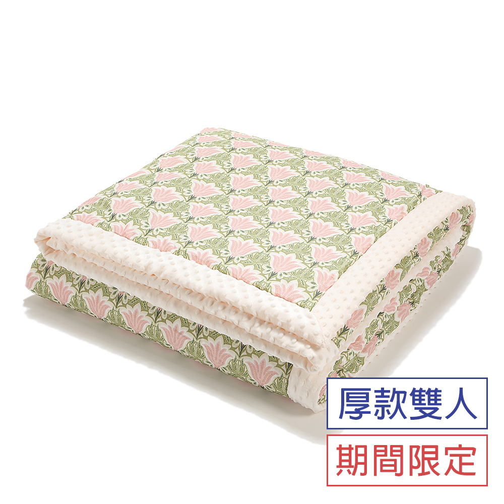 La Millou波蘭 暖膚豆豆毯雙人款(210x220cm)｜玫朵花園｜雲朵白
