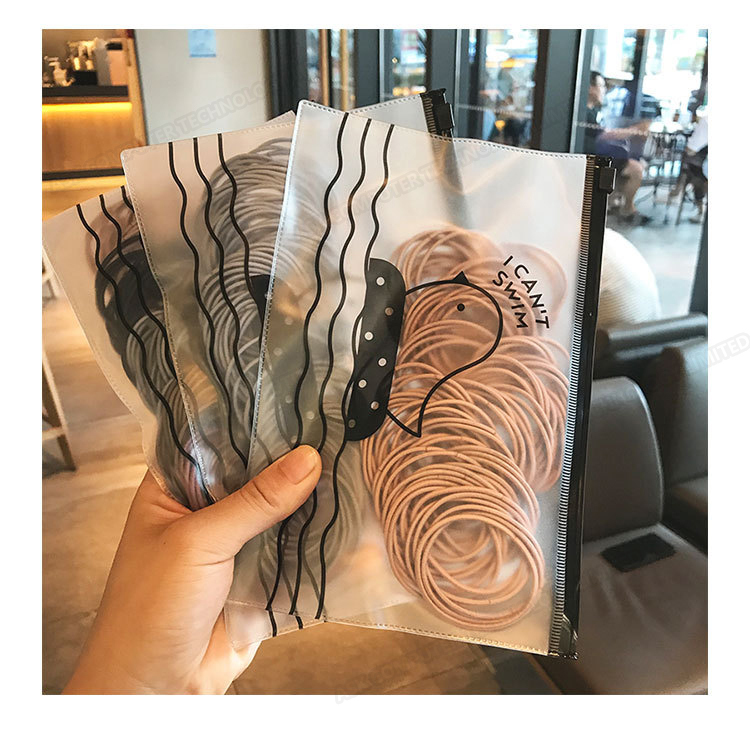 JK Korea rubber band hair tie headband hair tie large circle mixed color 100 pieces J0171